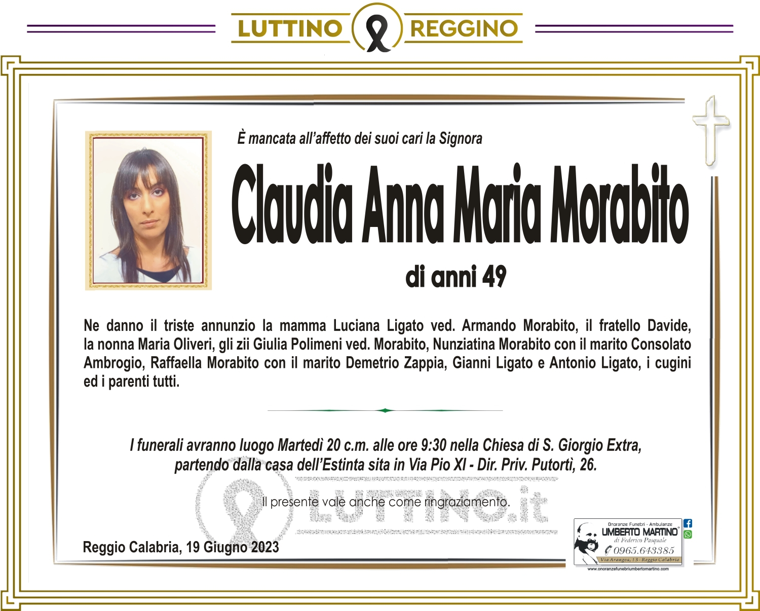 Claudia Anna Maria Morabito